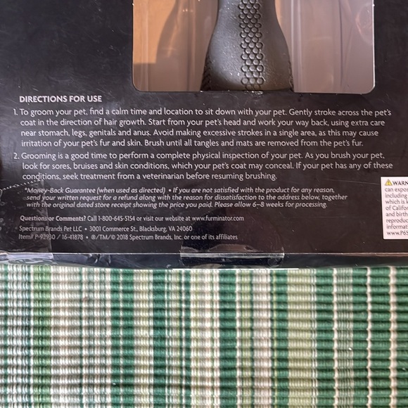 NIB FURminator Grooming Rake for dogs/cats. - Picture 3 of 7